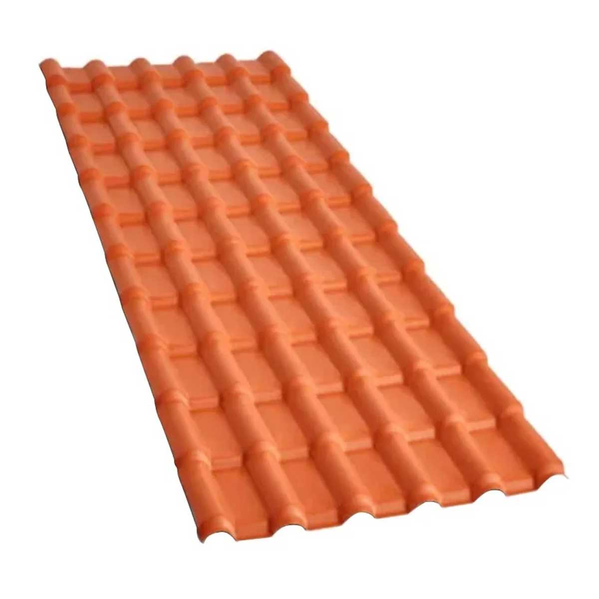 Telha Pvc Colonial Plan 2,42X0,88 Ceramica Dvg Precon