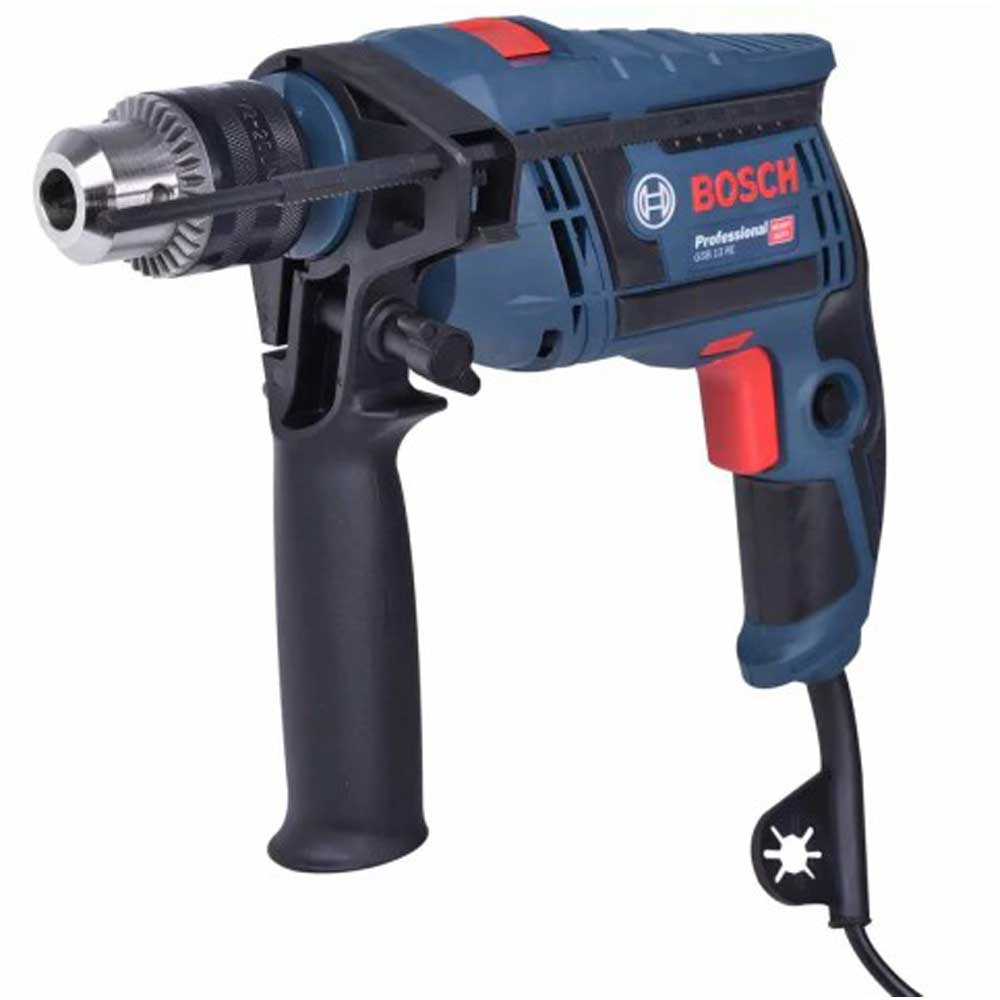 Furadeira Elétrica 13MM 1/2 GSB13-RE 750W Kit Com 23P Bosch