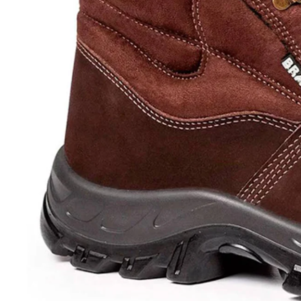 Bracol  Bota de Segurança Camurça Nº 43 Dubai BP CC Castor CA 40872