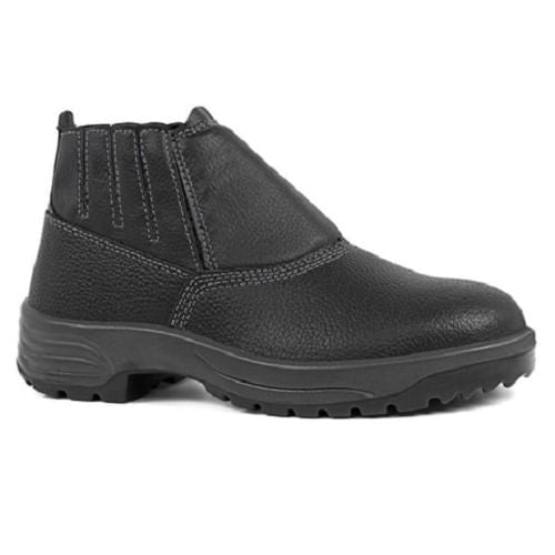 Fujiwara N° 39 Bota de Segurança Couro Usafe com Elástico Bico Plástico CA 48413