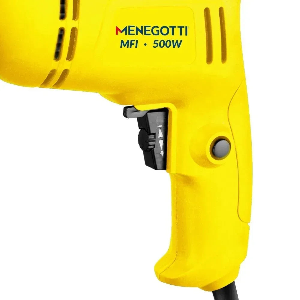 Furadeira Eletrica Menegotti  MFI-500W Com Impacto 40790105