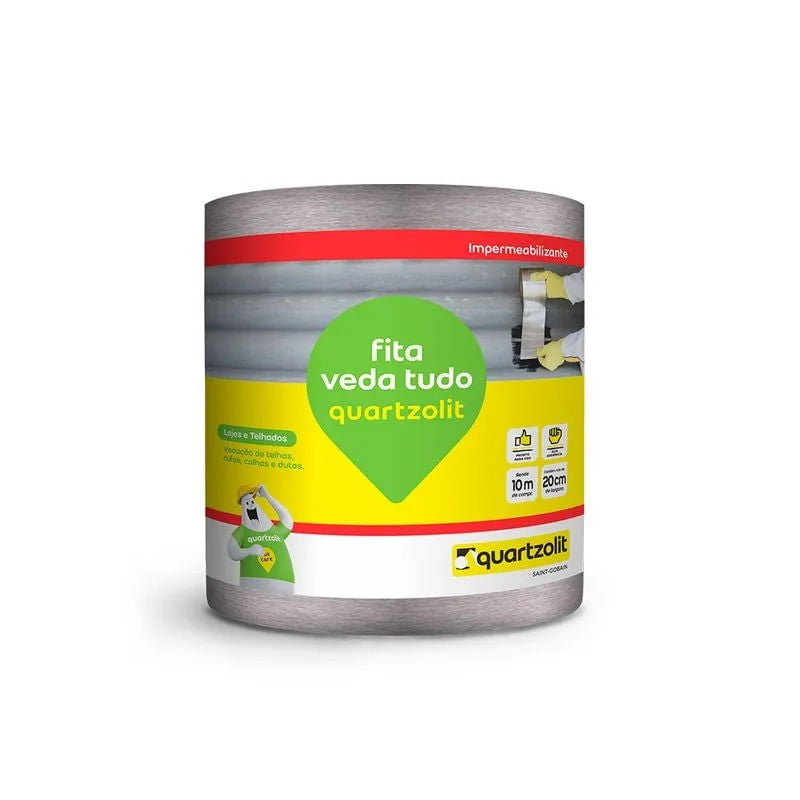 Fita Multiuso Autoadesiva Quartzolit 15CMX10M