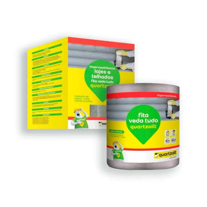 Fita Multiuso Autoadesiva Quartzolit 15CMX10M