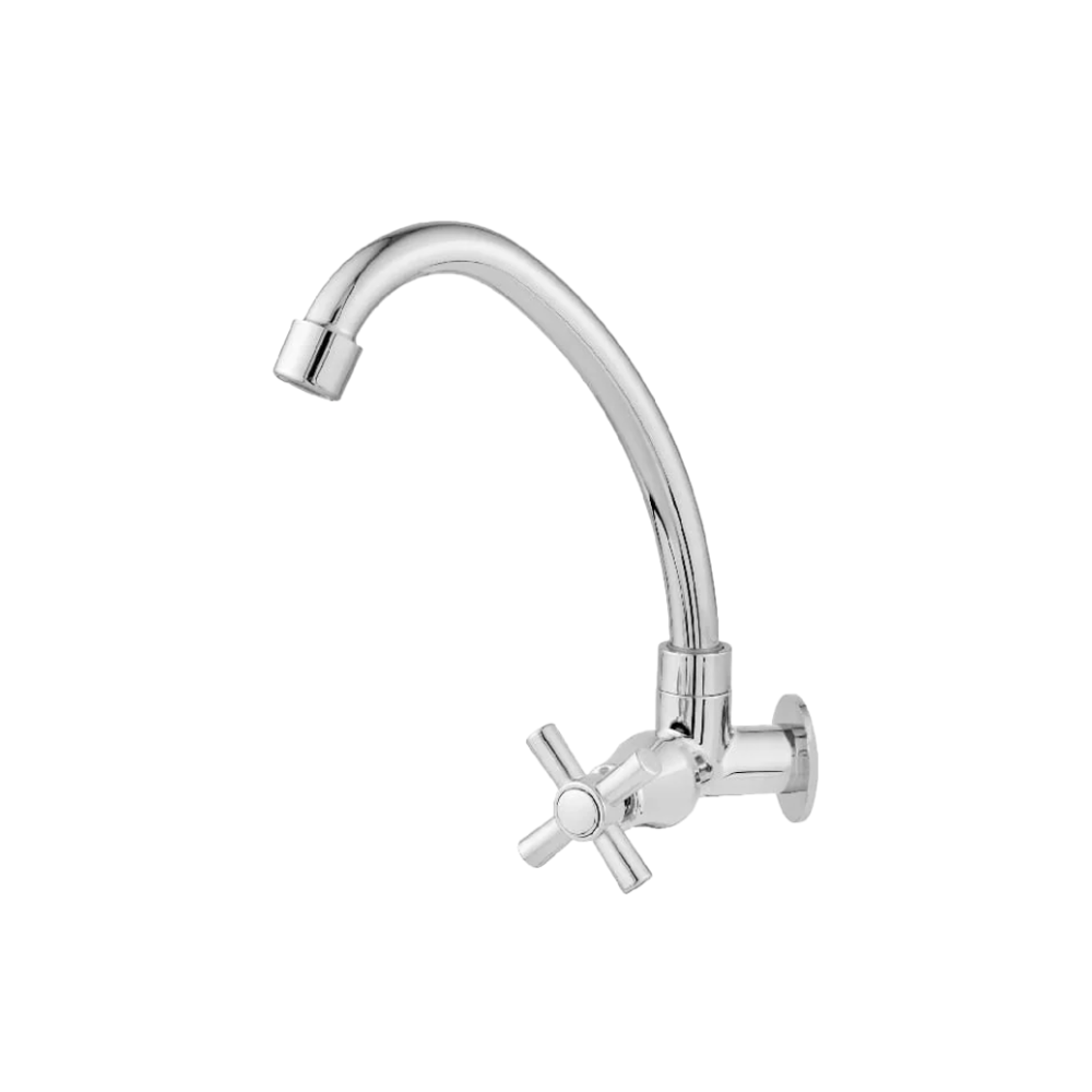 Torneira Parede Bognar 1/2-3/4 Cozinha Bico Movel Cromado 1168 C31