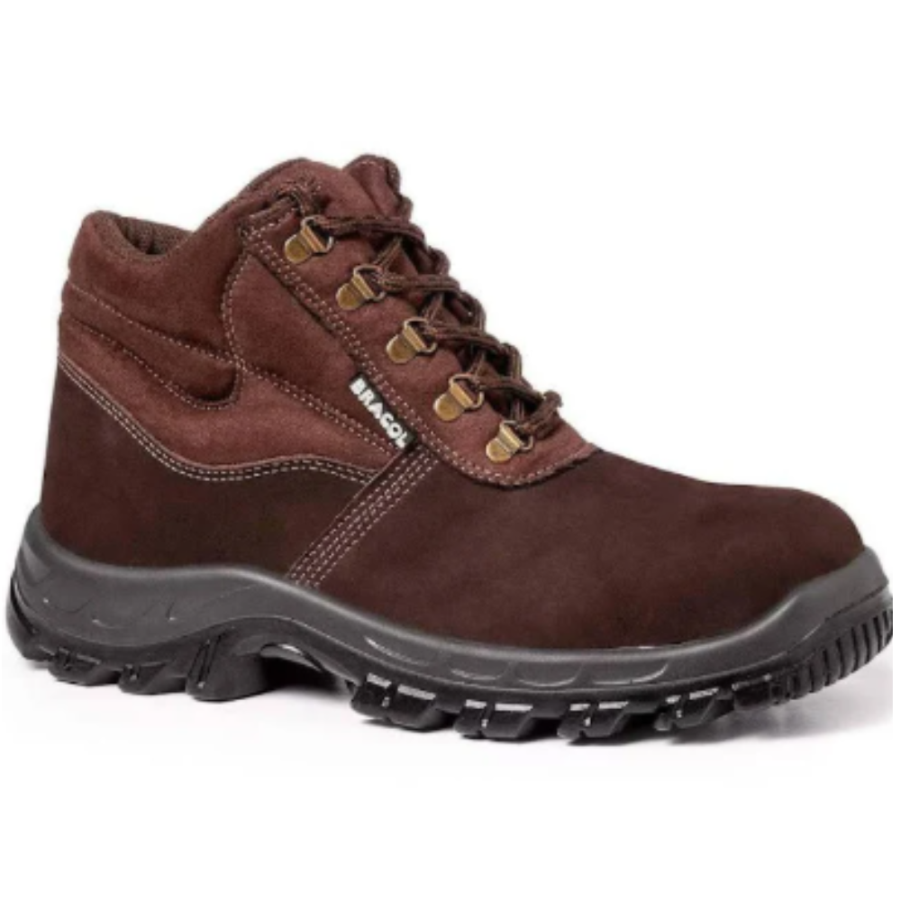 Bracol  Bota de Segurança Camurça Nº 43 Dubai BP CC Castor CA 40872