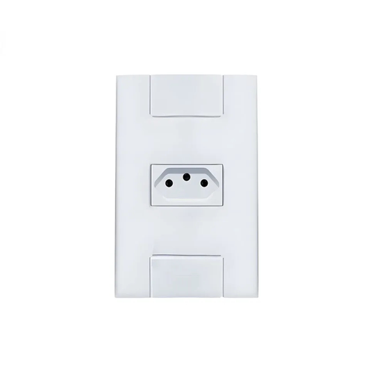 Tomada 2P+T Jangada 1 TOM 10A 250V Romazi 1003