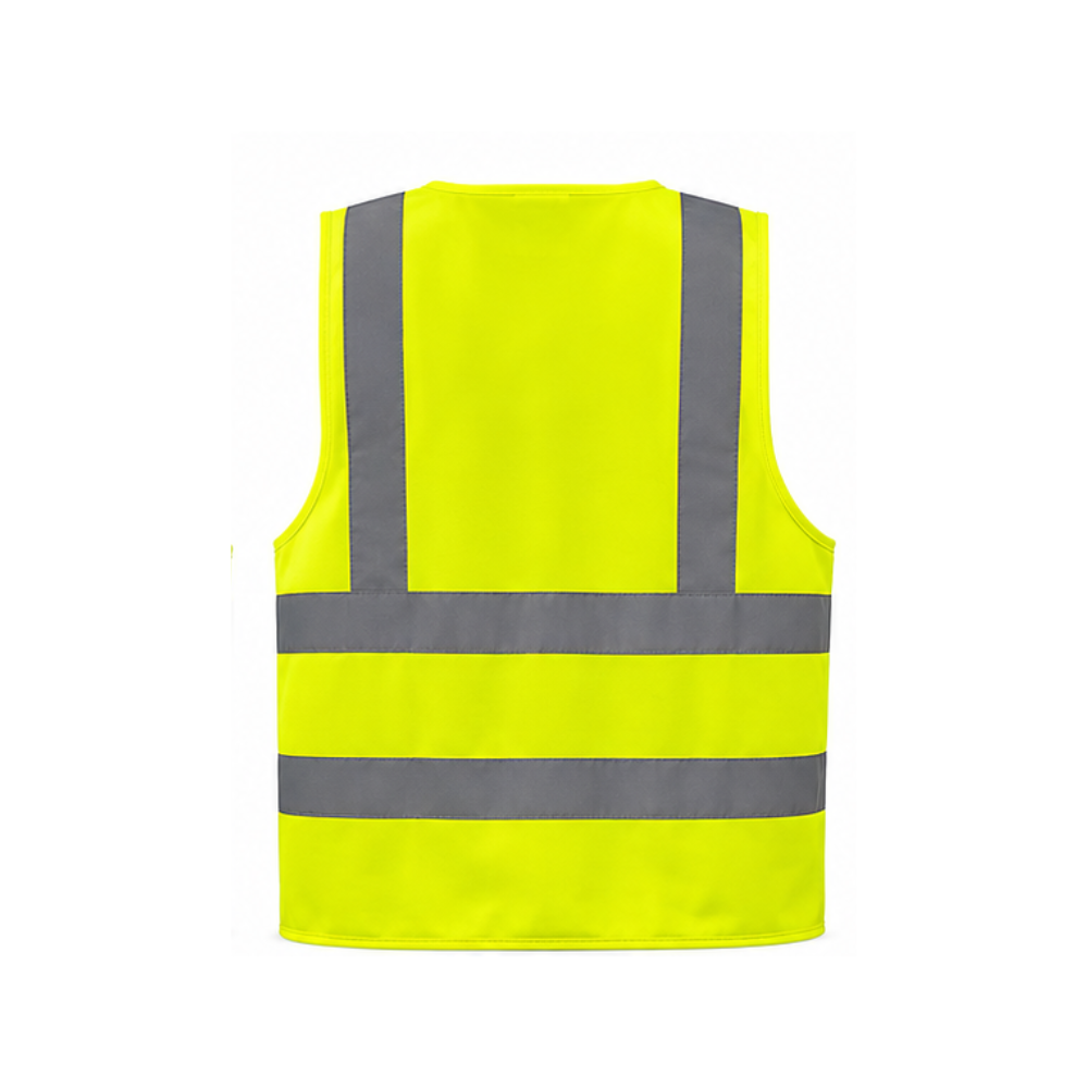 Colete Refletivo Plastcor com 1 Bolso Amarelo Tamanho G