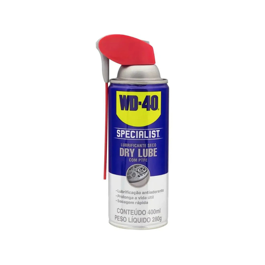 Lubrificante Seco Spray 400ML Dry Ptfe WD40 THERON