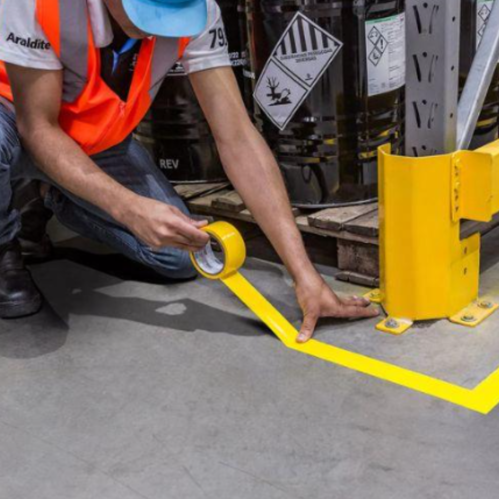 Fita de Demarcação 50mm x 30Mm Amarela 3M