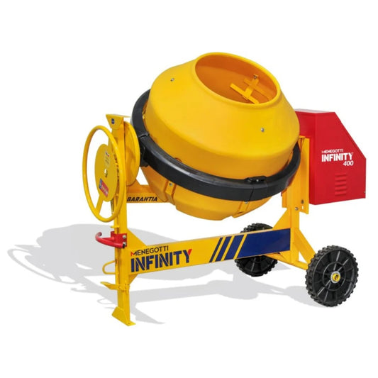 Betoneira Infinity Monofasica 400L 2CV Com Roda+Kit Menegotti