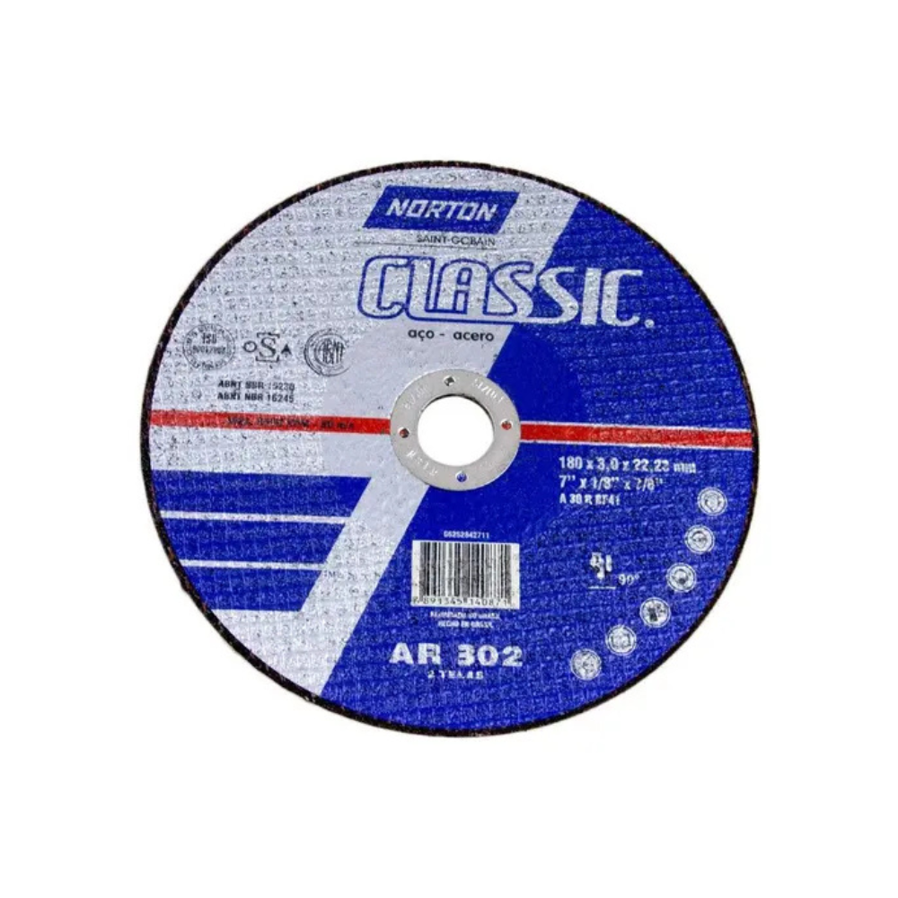 Disco de Corte Norton 07X1/8X7/8 A30R-TB41 Classic