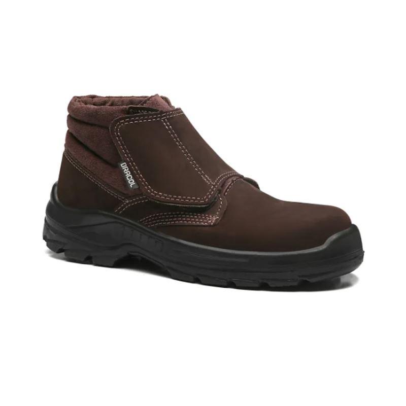 Bota de Camurça Marrom N41 com Velcro CA25684 Bracol