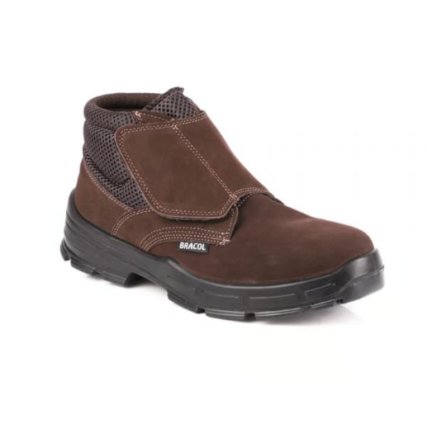 Bota de Camurça Marrom N41 com Velcro CA25684 Bracol