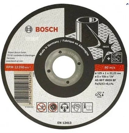 DISCO CORTE 07'X5/64' P/INOX A-30 BOSCH 2608600521