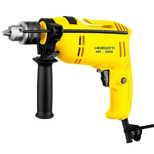 Furadeira Eletrica Menegotti  MFI-500W Com Impacto 40790105