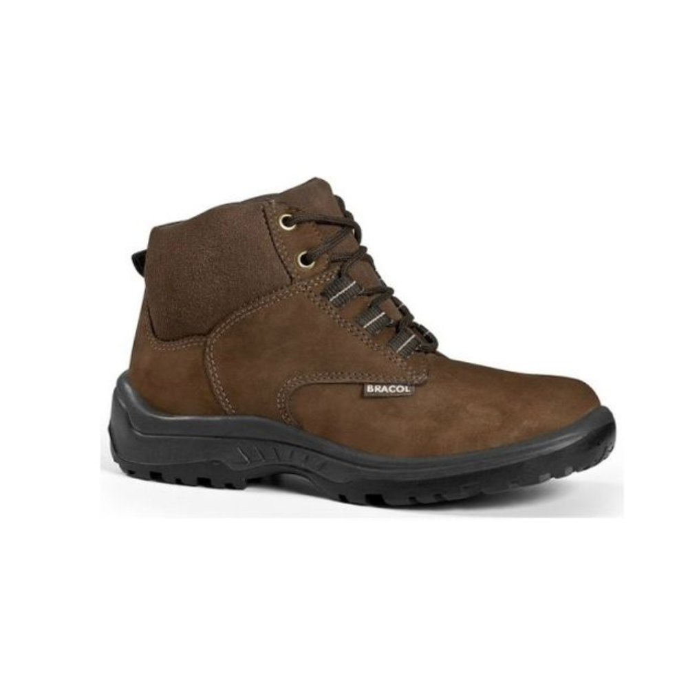 Bota de Camurça Feminino Marrom N39 com Cadarço CA42032 Bacol