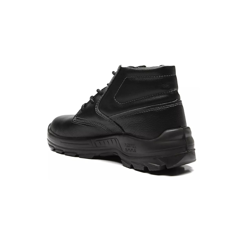 Bracol Bota de Segurança em Vaqueta com Bico Composite Preta com Cadarço N° 44 CA 30277