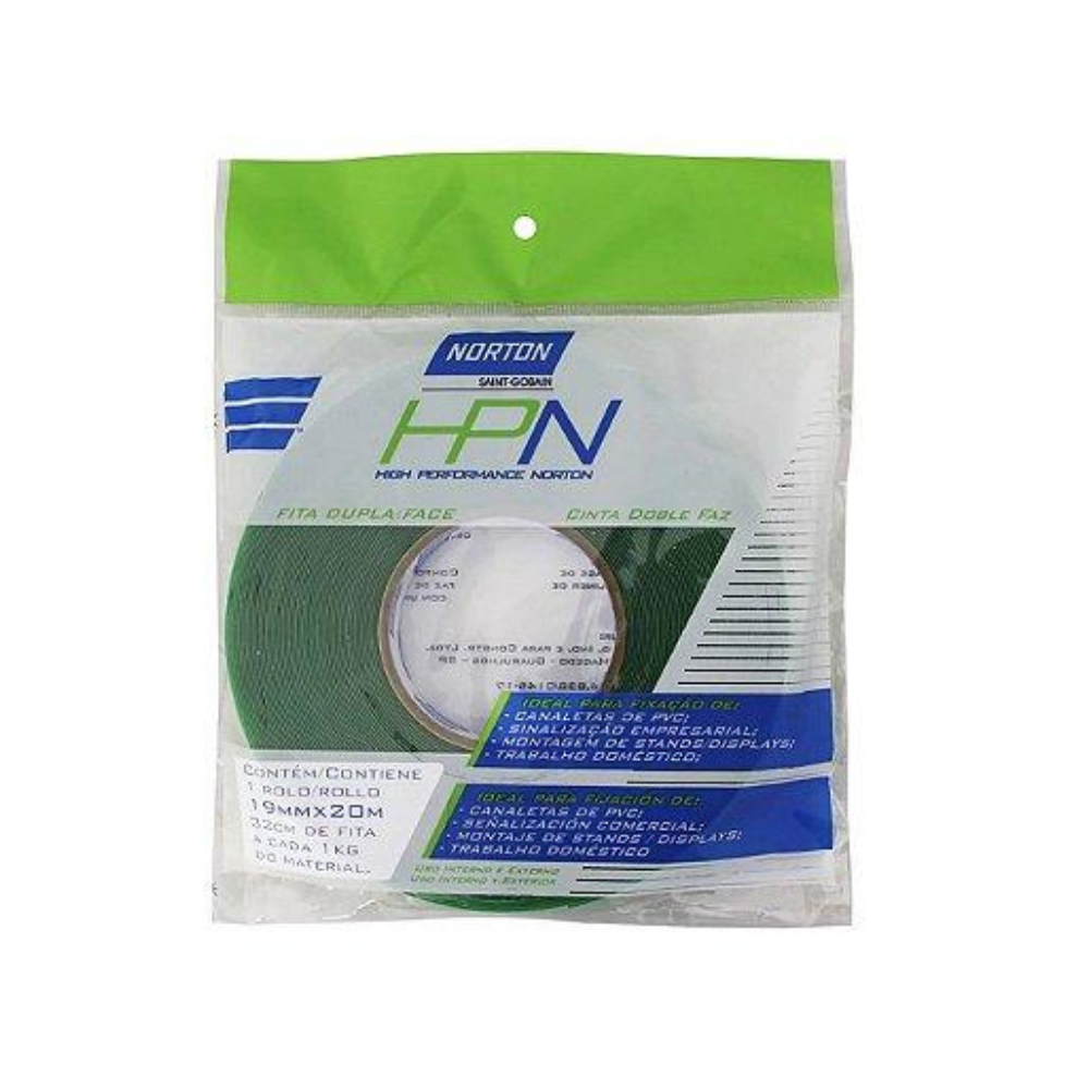 FITA DUPLA FACE 19,0MMX03M HPN NORTON 66261138436