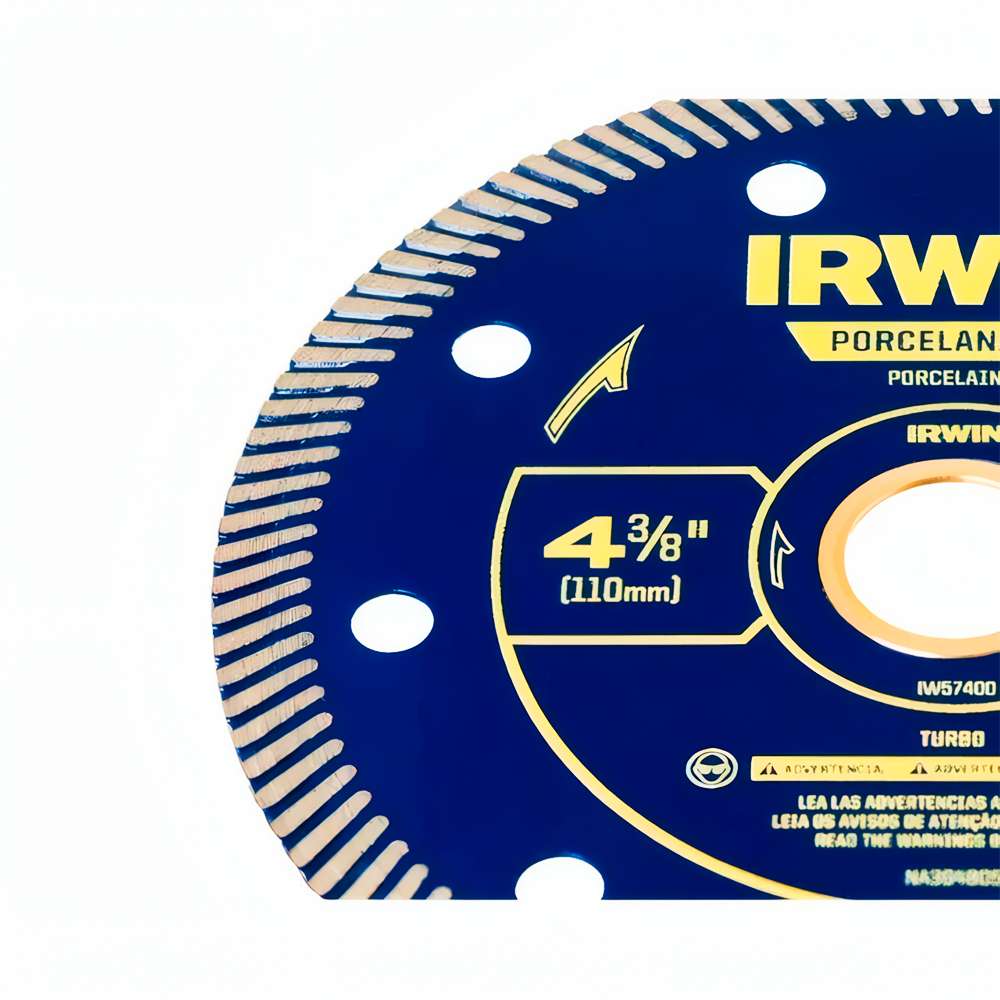Disco Diamantado Turbo Porcelanato 115MM Irwin