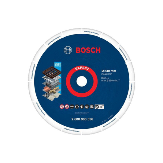 DISCO DIAMANT 230 MM SEGM EXPERT METAL BOSCH