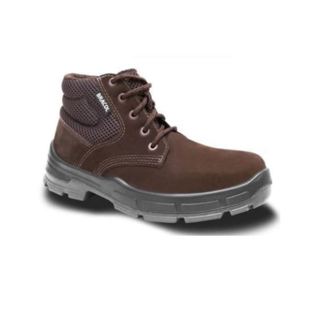 Bota de Camurça Marrom N35 com Cadarço CA40872 Bracol