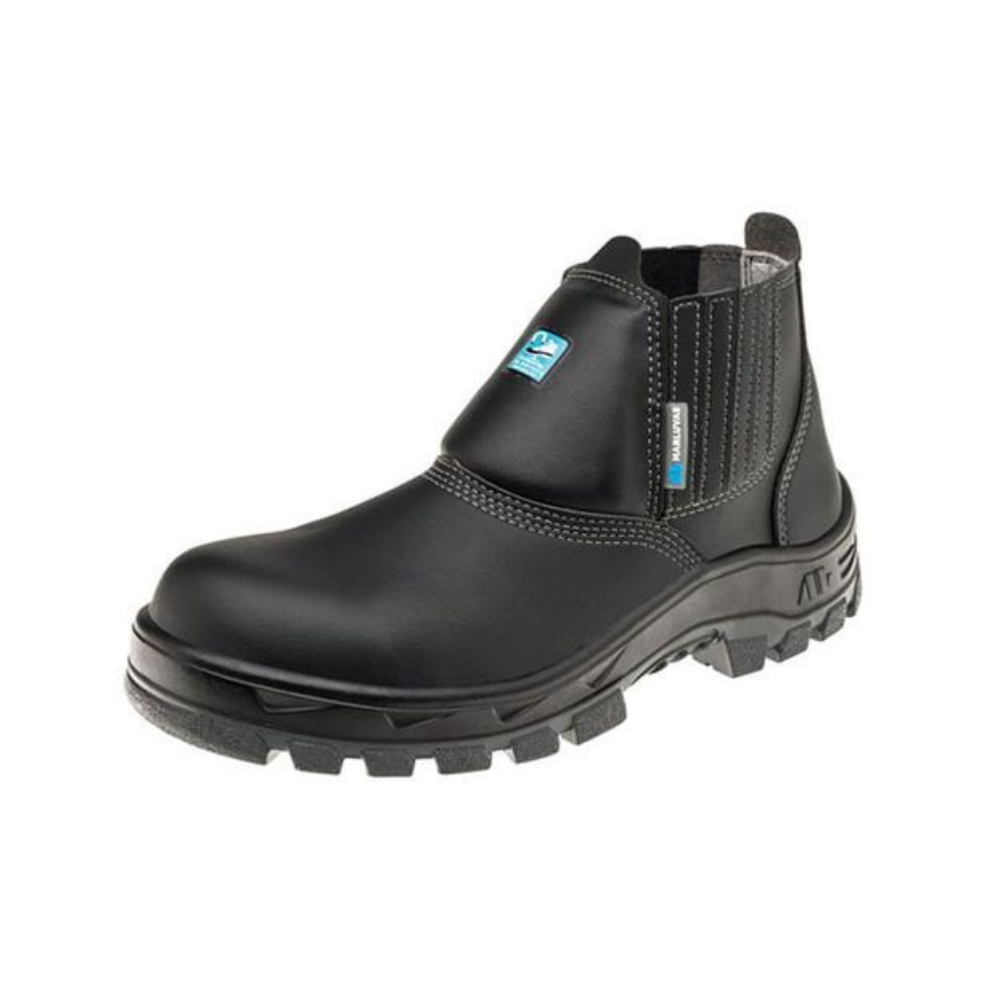 Bota Microfibra com Elástico Composity PU N44 Preto ca34549 MARLUVAS