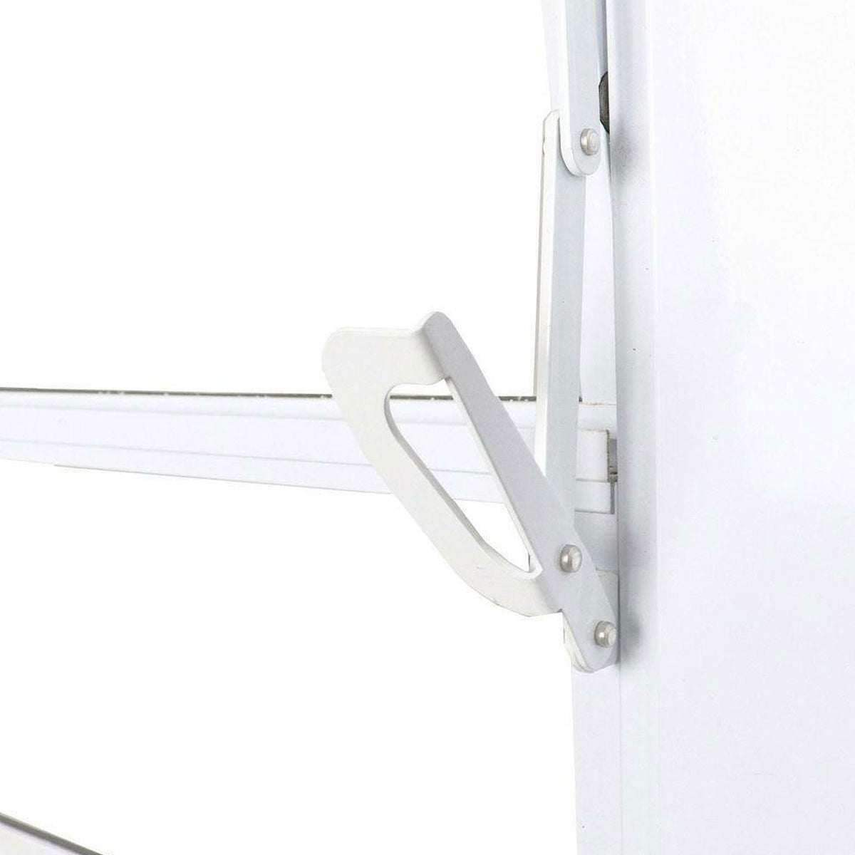 Porta Aluminio Giro Basculante Home Branco Vidro Liso Lado/Direito 0,80X2,10M Quality