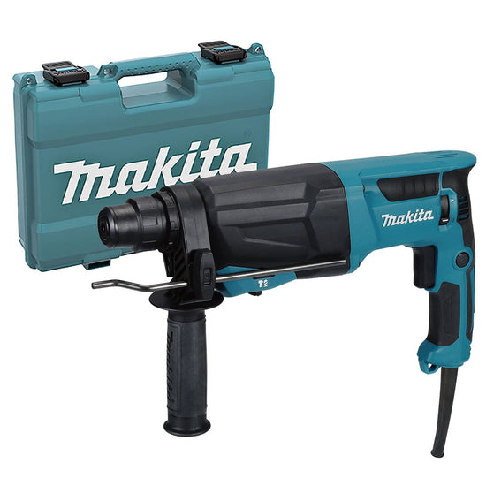 Makita HR2670 Martelete Perfurador e Rompedor SDS Plus 800W 220V 26mm com Maleta