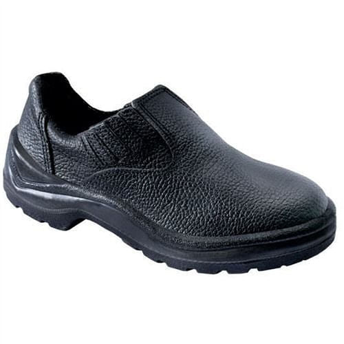 Tenis Couro Preto Ca28493 N39 Com Elastico Vulcaflex