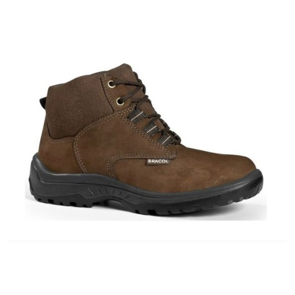 Bota de Camurça Feminino Marrom N40 com Cadarço CA42032 Bracol