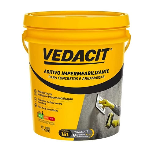 Aditivo 18LT Impermeabilizante BP Conc/Arg VEDACIT