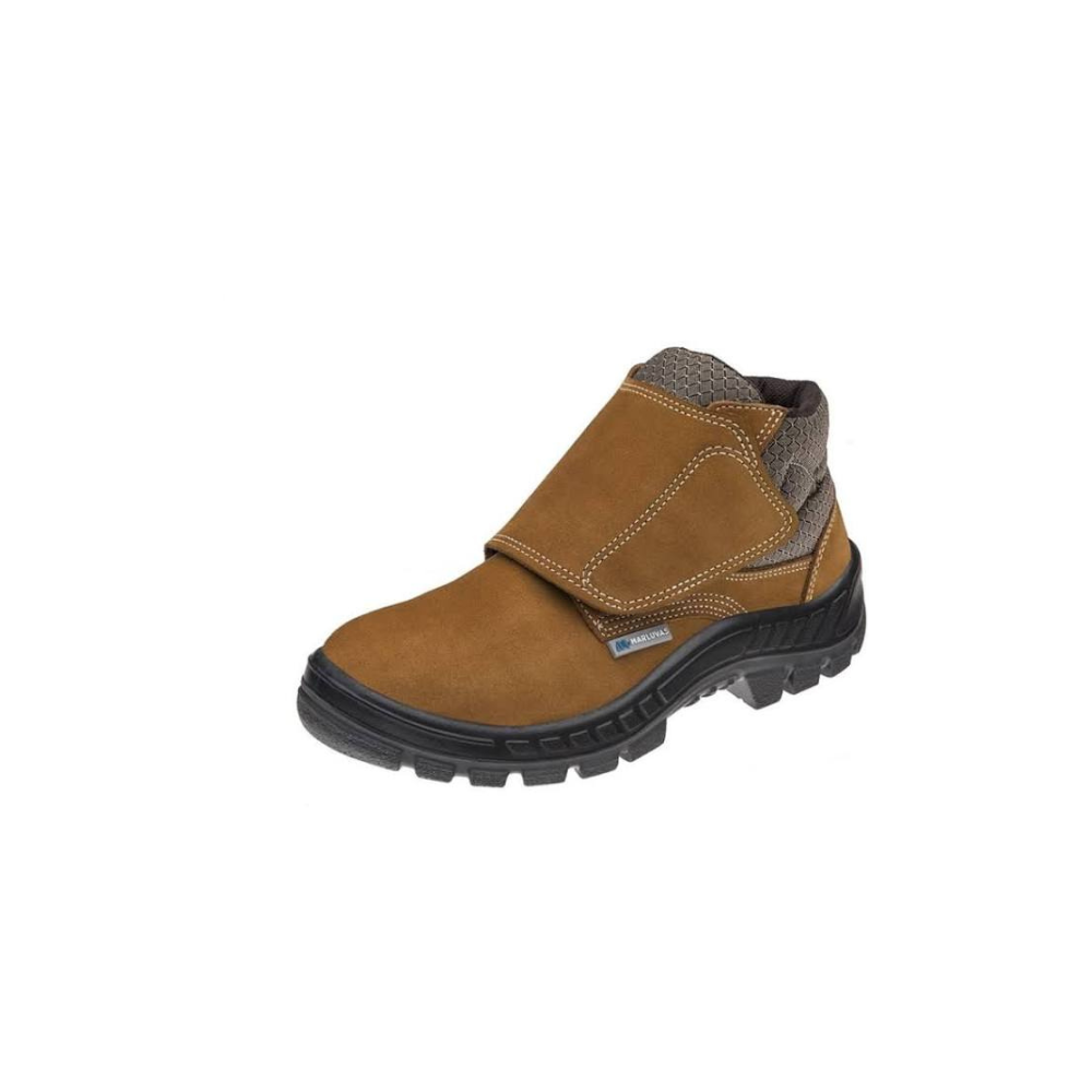 Marluvas Bota de Segurança Camurça com Velcro Bico Plástico Castor CA43273