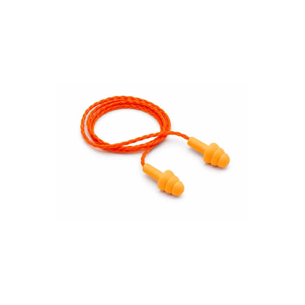 Plastcor Protetor Auricular de Segurança Tipo Plug em Silicone com Cordão CA 18189