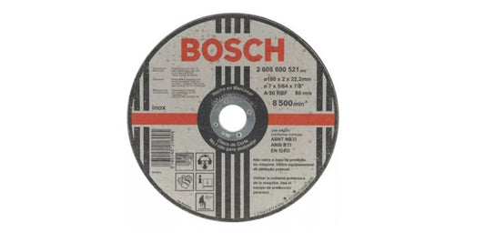 DISCO CORTE 04.1/2''X5/64'' P/INOX A-30 BOSCH