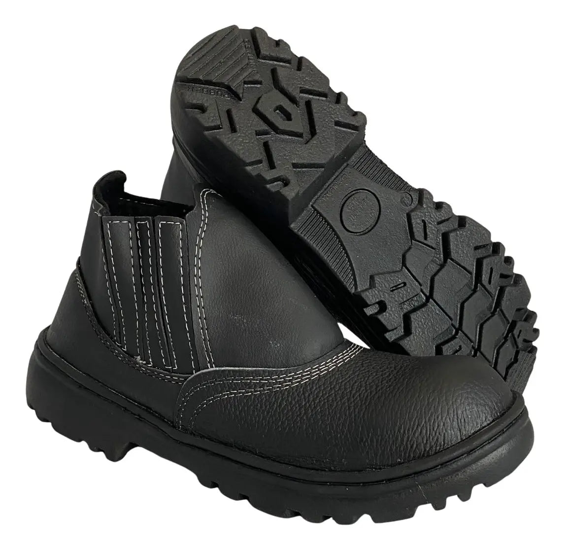 BOTA COURO BIC P C/EL PT BLQ 43 CA49423 C.FLORESTA
