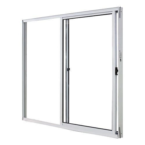 Janela Aluminio Correr Home Branco Vidro Liso 1,50X1,00M 2FLS Quality