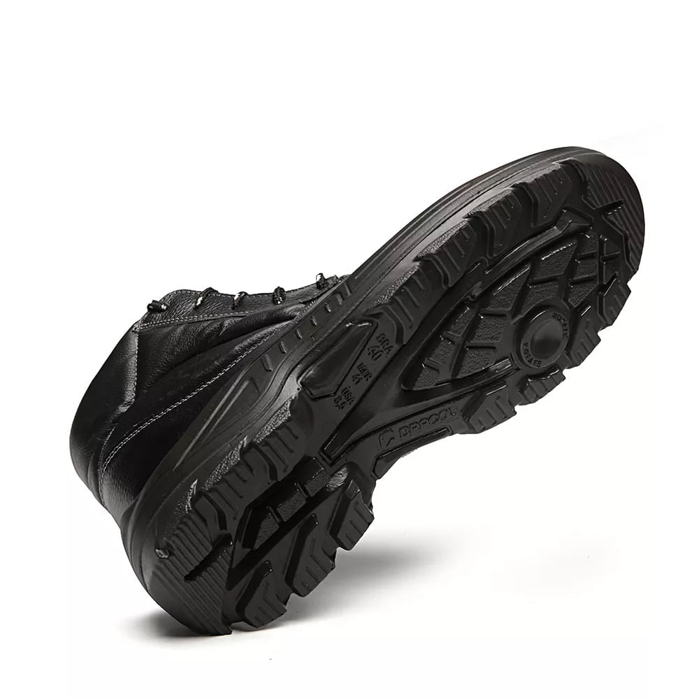 Bota Vaqueta Bico Composity Preto Com Cadarço N-43 CA30277 Bracol