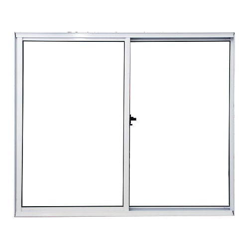 Janela Aluminio Correr Home Branco Vidro Liso 1,50X1,00M 2FLS Quality