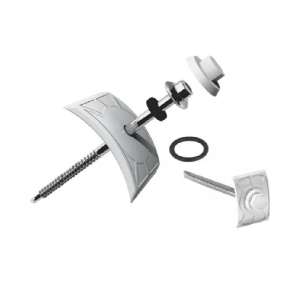 Eplast Kit para Telha PVC 3,5" Veda/Fixa Cerâmica com 20 Unidades