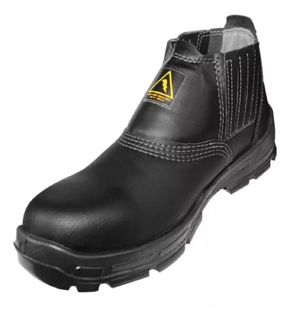 Bota Microfibra Bp Eletricista Com Elastico Preto CA38760 41 BRACOL