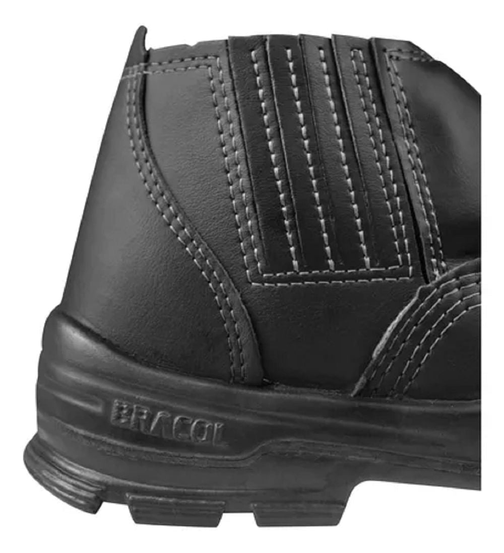 Bota Microfibra Bp Eletricista Com Elastico Preto CA38760 40 BRACOL