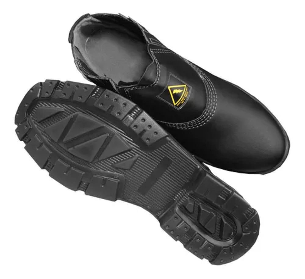 Bota Microfibra Bp Eletricista Com Elastico Preto CA38760 41 BRACOL