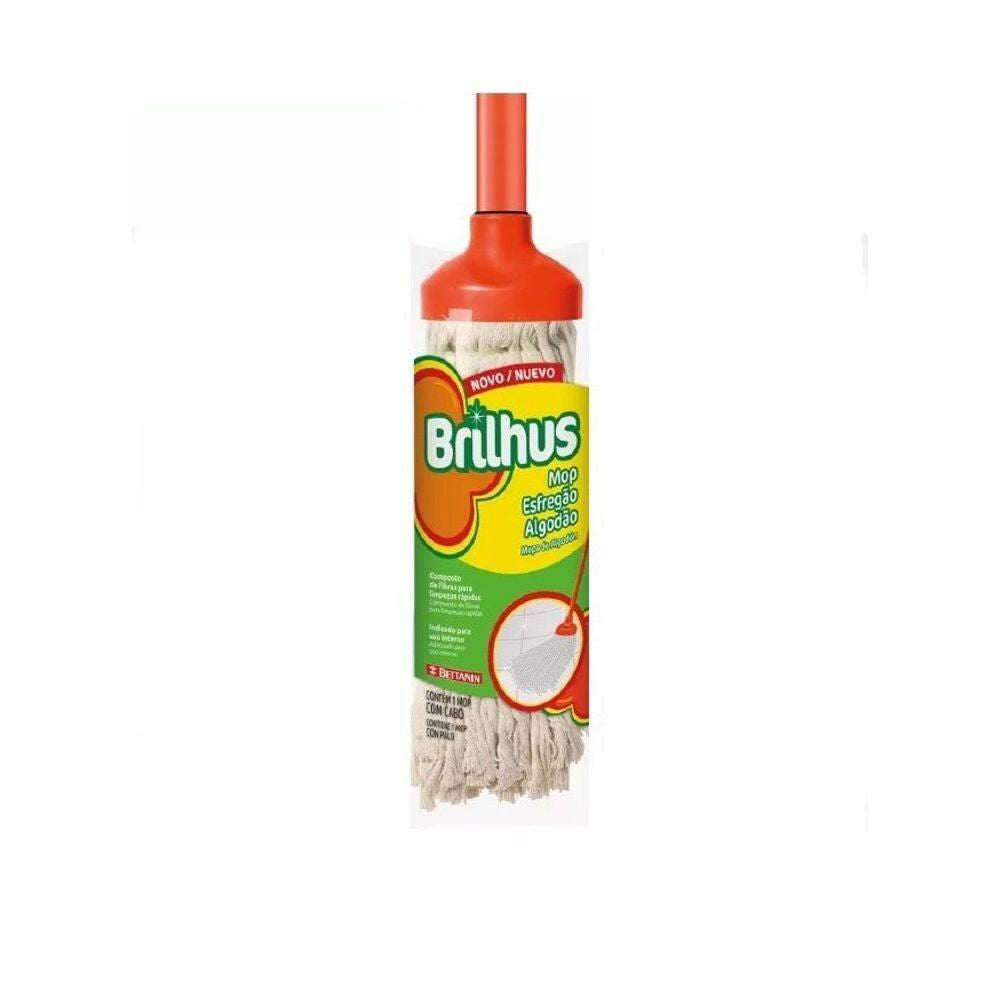 Refil Mop Esfregão Algodão 1X12 Brilhus