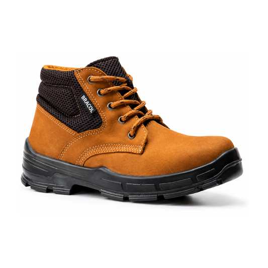 Bracol  Bota de Segurança Camurça Nº 43 Dubai BP CC Castor CA 40872