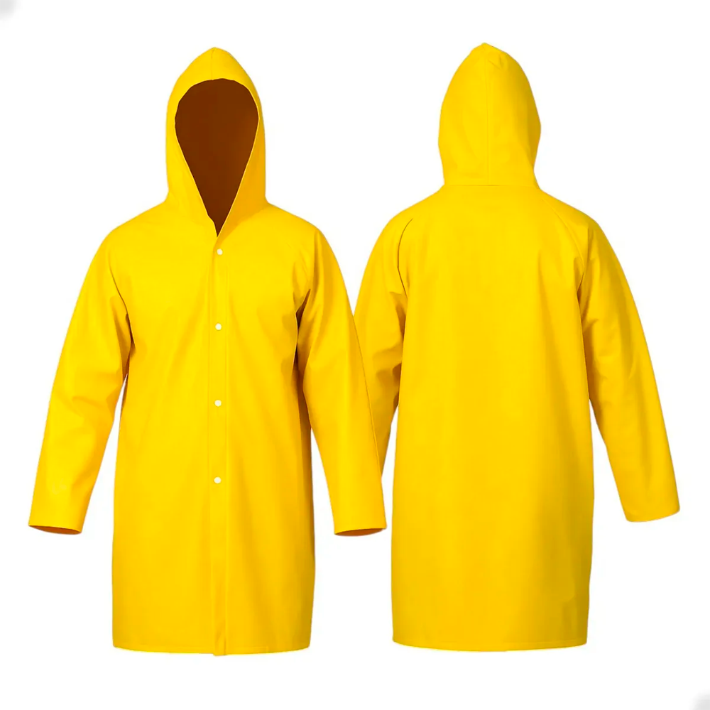 Capa Impermeavel Pvc Amarela G BRASCAMP