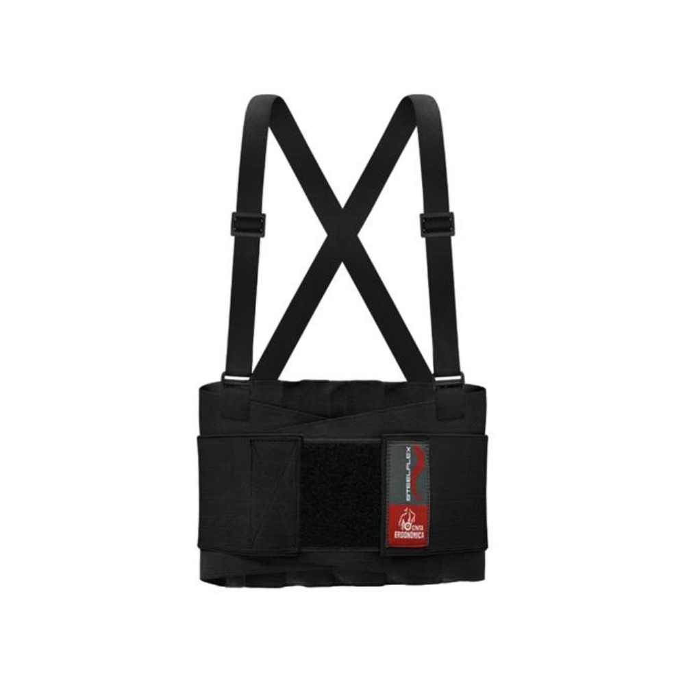 Cinto de Segurança Ergonômico Simples Preto Tamanho XG Steelflex