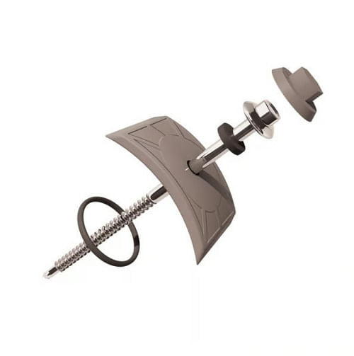 Kit de Fixação e Vedação Maxplast Colonial Cinza