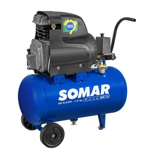 Motocompressor Ar SRI- 6,6/20-1,5HP Monofásico Somar