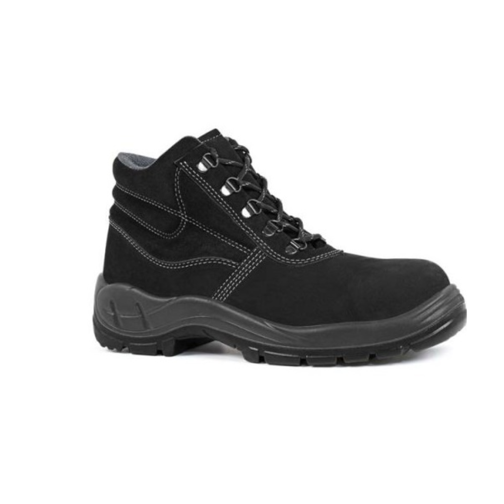 Bota de Camurça Bico Plástico N38 Preto CA42872 Braocl