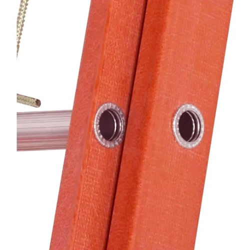 Escada Extensível 19 Degraus Síntese Tipo D Fibra de Vidro 3.6x6.0 Metros